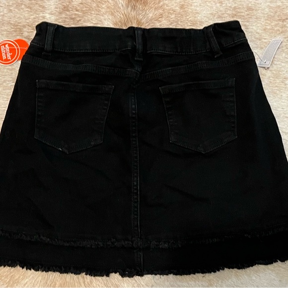 Girls Black Jean Skirt - Picture 4 of 7